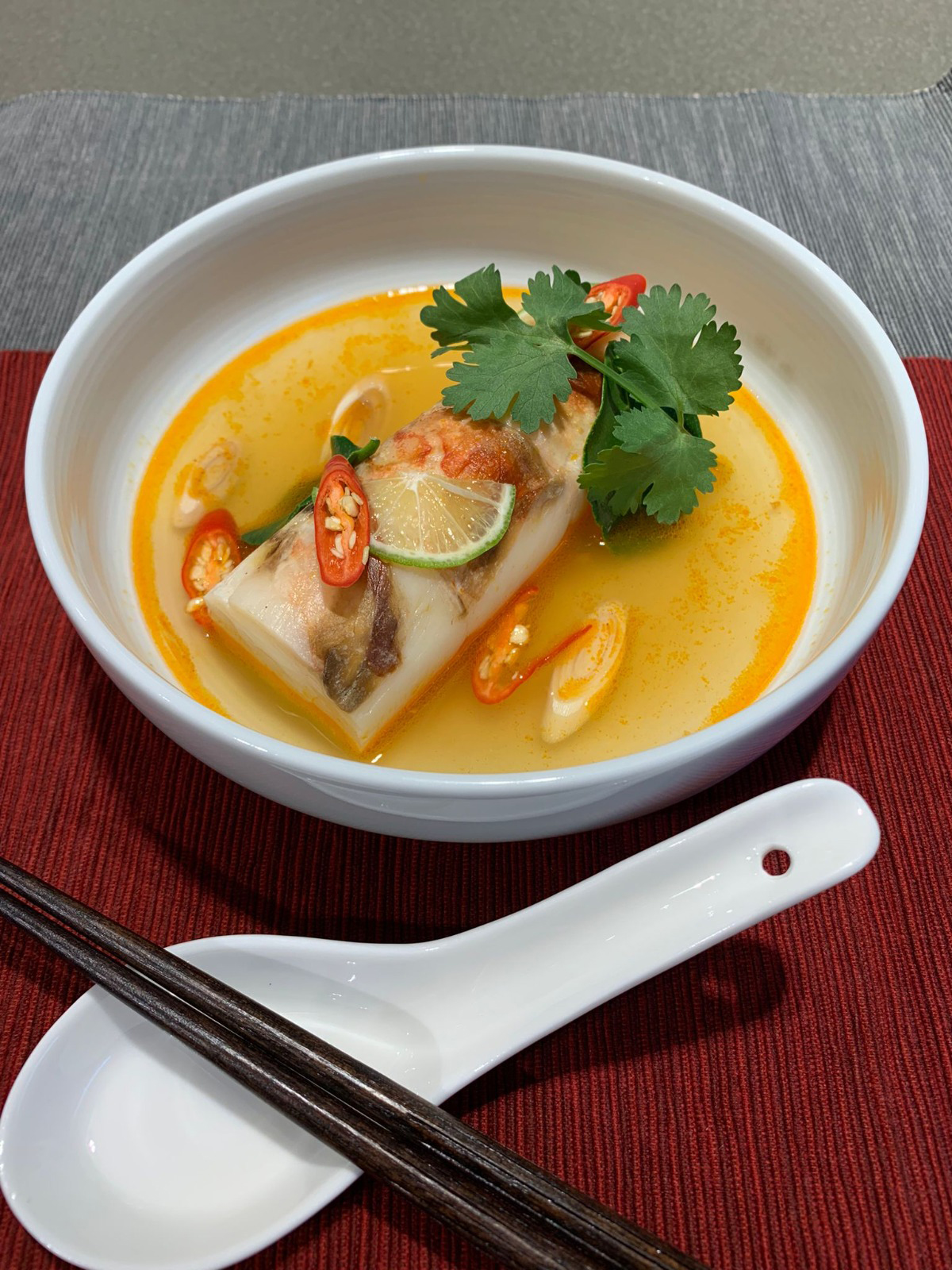 Tom Yum with Lobster